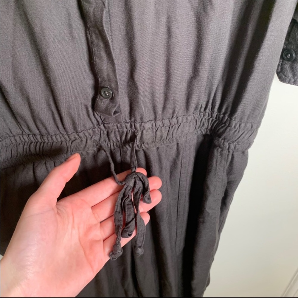 EUC Aritzia Talula Ephron Charcoal Tencel Jumpsuit Size Small - Picture 6 of 13